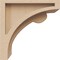 Ekena Millwork 3"W x 6"D x 6"H Classic Viola Rough Cedar Woodgrain TimberThane Corbel, Primed Tan CORUR03X06X06VIORCPR - alternate 6